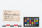 Etikett zu Bronzering (NHMW-PRAE-024696)